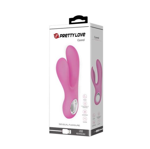 Wibrator punktu G Pretty Love Canrol różowy USB 17 cm