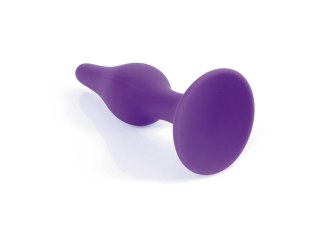 Korek analny silikonowy B Series HeavyFun fioletowy mały 10 cm