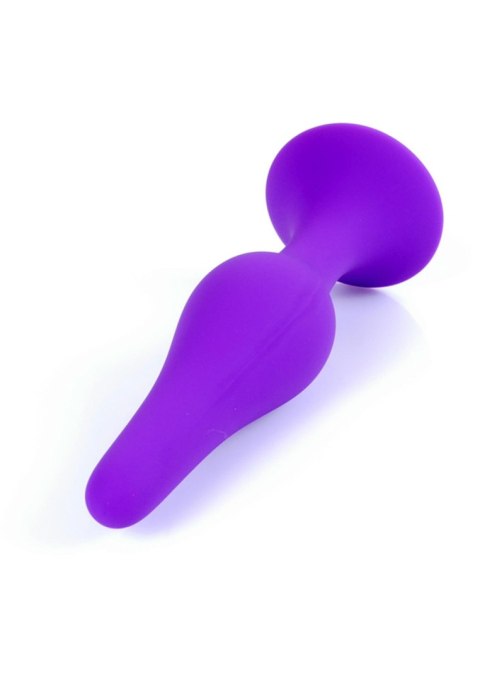 Korek analny silikonowy BOSS fioletowy 15,5 cm