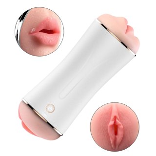 Dwustronny masturbator wibrujący interaktywny B Series Fox USB