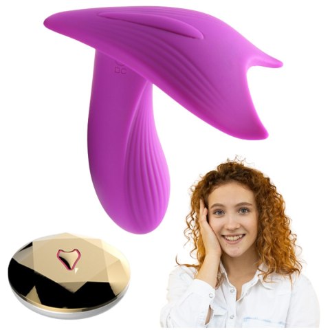Stymulator majtkowy silikonowy USB 10 funkcji z ogrzewaniem B Series Fox
