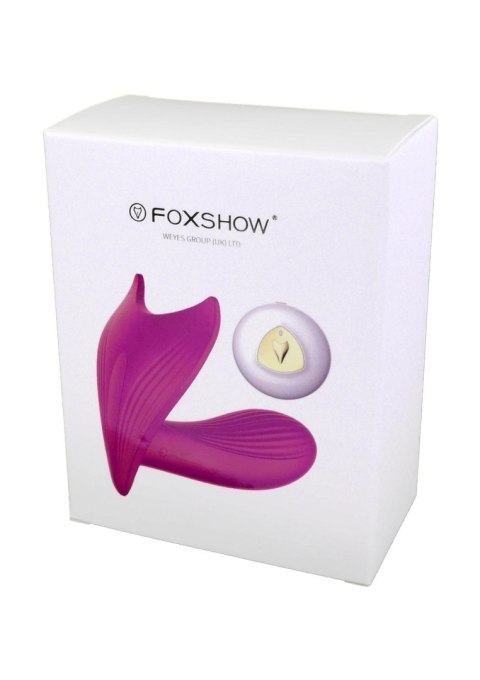 Stymulator majtkowy silikonowy USB 10 funkcji z ogrzewaniem B Series Fox