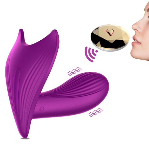 Stymulator majtkowy silikonowy USB 10 funkcji z ogrzewaniem B Series Fox