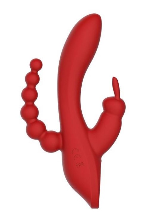 Wibrator króliczek silikonowy Hera Dream Toys czerwony 21 cm