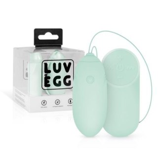 Wibrujące jajko Luv Egg zielone bezprzewodowe silikonowe USB 16 cm