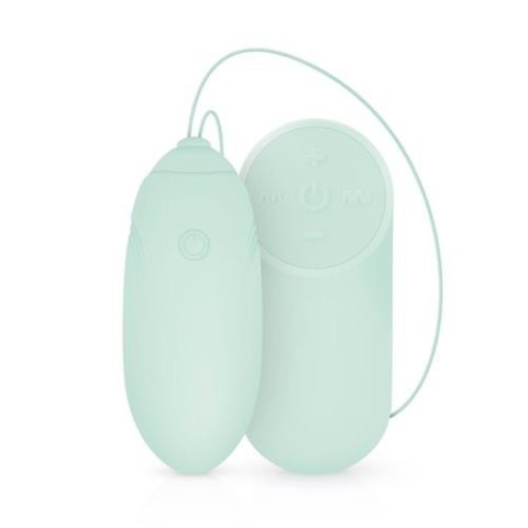 Wibrujące jajko Luv Egg zielone bezprzewodowe silikonowe USB 16 cm