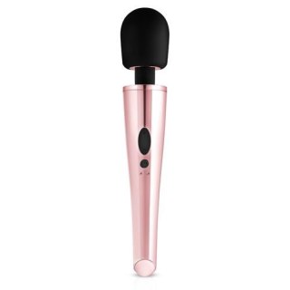 Wibrujący masażer wand EasyToys Rosy Gold różowy silikonowy USB 30 cm