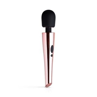 Wibrujący masażer wand EasyToys Rosy Gold różowy silikonowy USB 30 cm