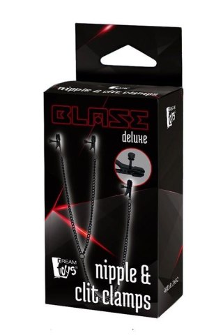 Zaciski na sutki i łechtaczkę Blaze Deluxe Dream Toys regulowane