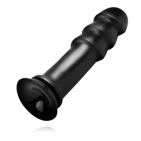 Dildo analne XXL BUTTR z przyssawką czarne 29 cm