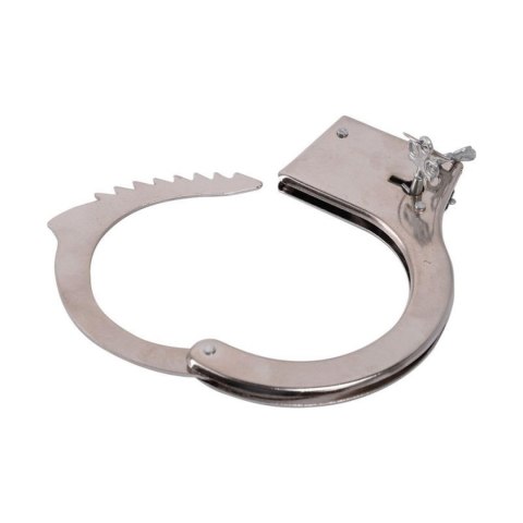 Kajdanki stalowe Toyz4lovers srebrne łańcuszek 7 cm