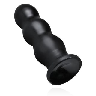 Korek analny BUTTR Tactical III żebrowany XXL czarny