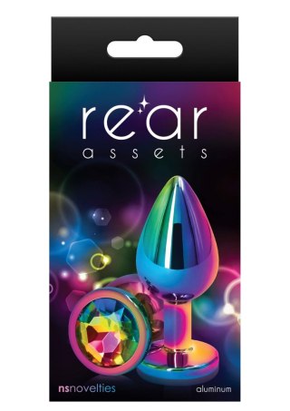 Korek analny aluminium Rear Assets multicolor M