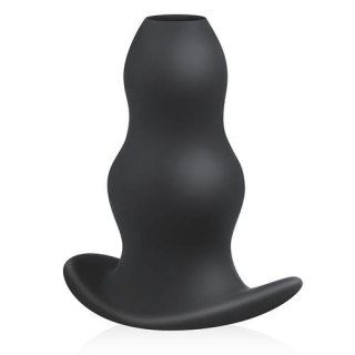 Korek analny wydrążony EasyToys silikonowy czarny 14 cm