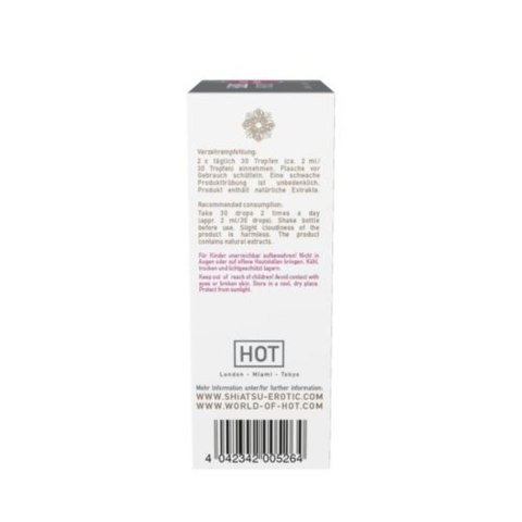 Krople afrodyzjaku Shiatsu Geisha dla kobiet Hot 30ml