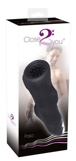 Masturbator wibrujący Paso nero silikonowy 27 cm