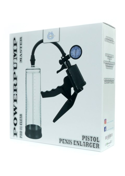Pompka próżniowa powiększająca Powerpump PRO 01 transparentna