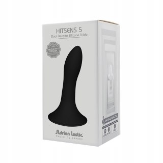 Super miękkie dildo analne Hitsens 5 Adrien Lastic czarny 13 cm