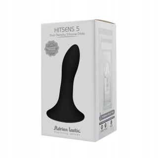 Super miękkie dildo analne Hitsens 5 Adrien Lastic czarny 13 cm