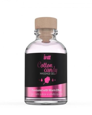 Żel do masażu smak waty cukrowej rozgrzewający Intt 30 ml