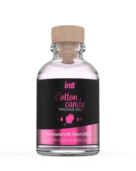 Żel do masażu smak waty cukrowej rozgrzewający Intt 30 ml