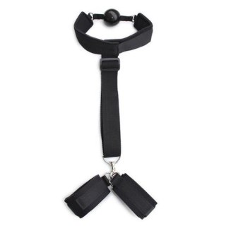 Zestaw bondage z kagańcem Costrittivio czarny Toyz4lovers