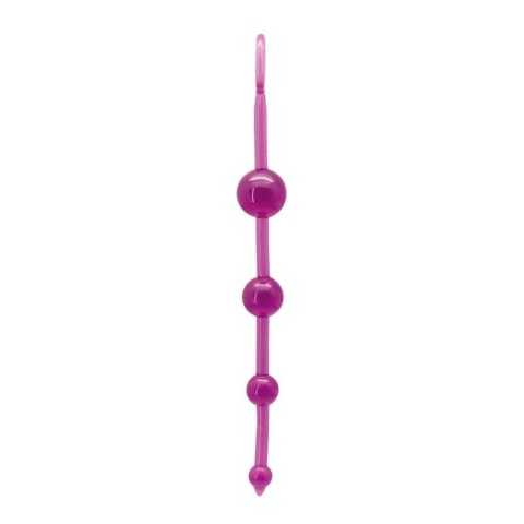 Koraliki analne Timeless Jelly fioletowe 4 kulki PVC