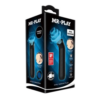 Korek analny ssący Mr Play silikonowy 12 trybów