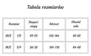 Rajstopy kabaretki siateczkowe Gabriella czarne M/L
