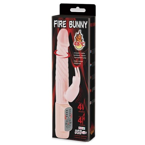 Wibrator króliczek Baile Fire Bunny z ogrzewaniem 48 stopni