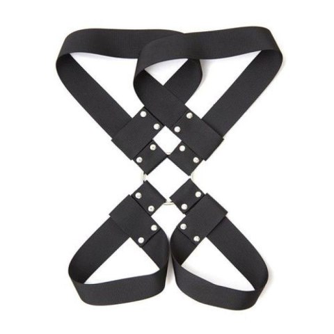 Zestaw krępujący Long Arms Toyz4lovers nylonowy czarny