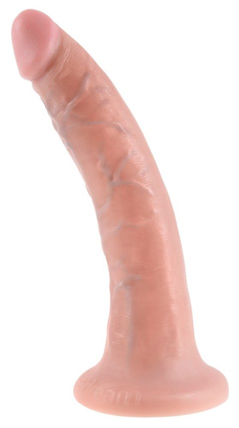 Dildo King Cock z przyssawką 7 cali cieliste 20,5 cm