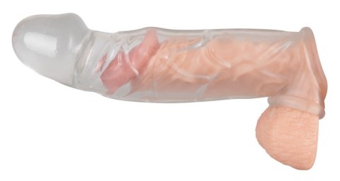 Przezroczysta przedłużka na penisa Crystal Clear z pierścieniem 23 cm
