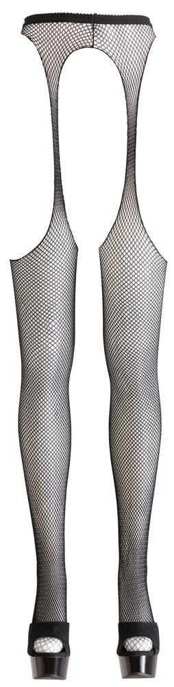 Rajstopy siatkowe Cottelli LEGWEAR czarne S/M