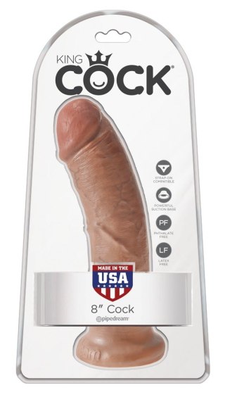 Realistyczne dildo King Cock cieliste 21,5 cm