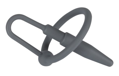 Silikonowy penis plug z pierścieniem na żołądź Penisplug 6,3 cm