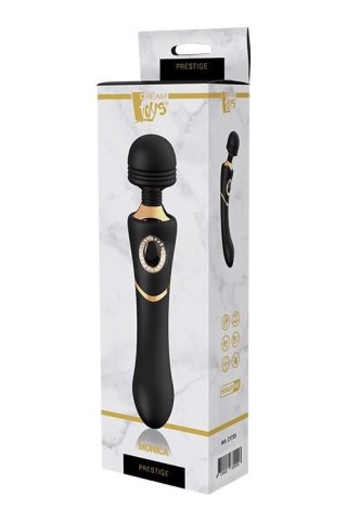 Wibrator różdżka Monica Prestige czarny USB 24 cm