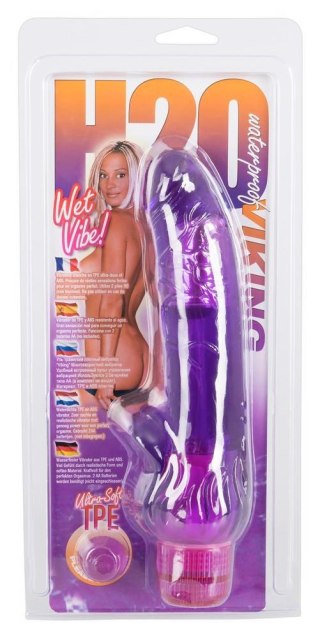 Wibrator żelowy H2O Viking Wet Vibe fioletowy 23 cm