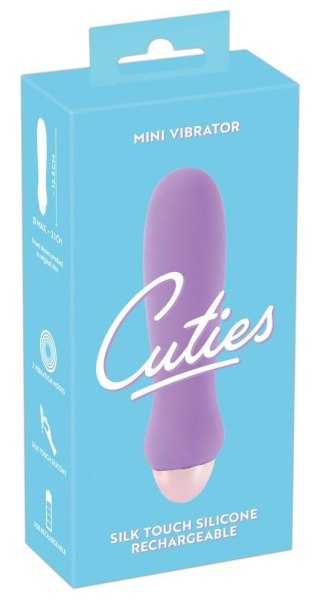 Mini wibrator Cuties fioletowy USB 12,5 cm