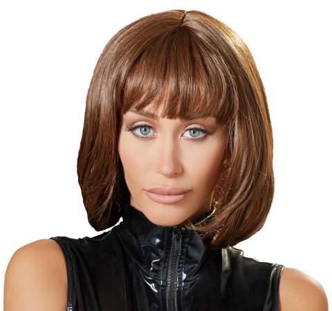 Peruka bob brązowa Cottelli ACCESSOIRES 28 cm