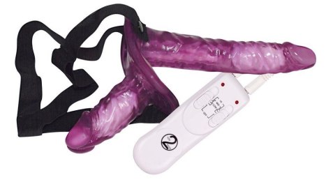 Strapon wibrujący podwójny You2Toys 10 cm 18 cm