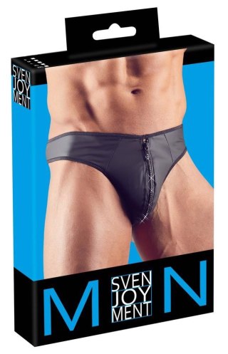 Stringi męskie Svenjoyment z błyszczącym zamkiem XL