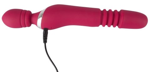 Wibrator Javida rozgrzewający z pchnięciami 27 cm USB