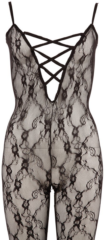 Bodystocking koronkowy Lace Catsuit NO:XQSE S/M ze stopą