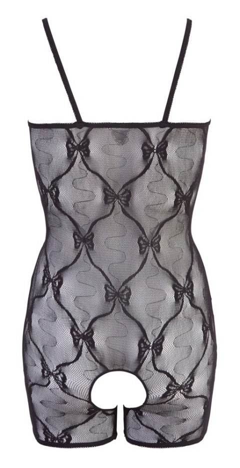 Bodystocking koronkowy NO:XQSE czarny S/M