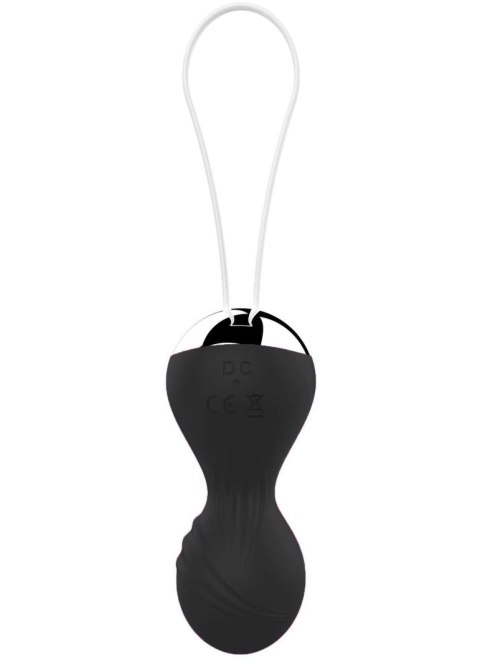 Kulki kegla wibrujące silikonowe B Series Magic pilot USB czarny