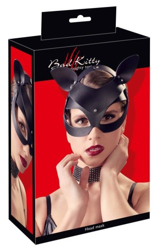 Maska kota Bad Kitty z dżetami i uszami
