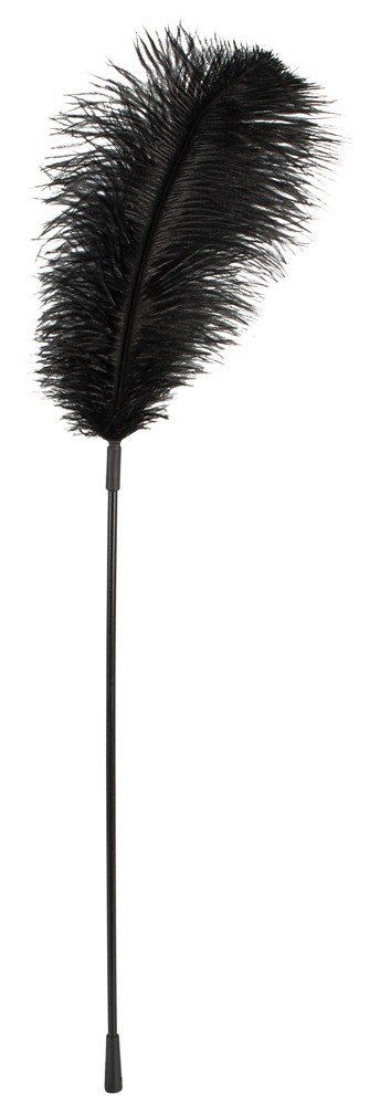 Piórko do łaskotania Bad Kitty czarne 38 cm