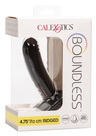 Dildo analne Calexotics Boundless żebrowane czarne 12 cm