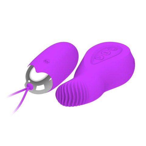 Jajko wibrujące Pretty Love Eden z pilotem USB 12 funkcji